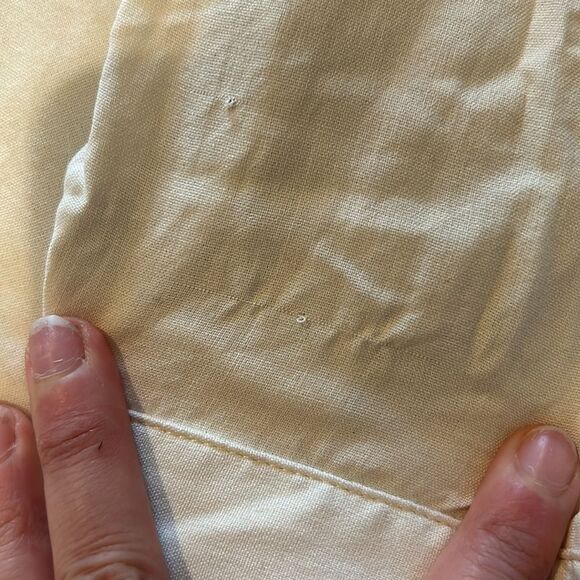 J Jill women’s cream silk quarter button long sleeve tunic - Picture 5 of 6